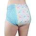 Littleforbig Adult Printed Diaper Briefs 2 Pieces - Little Trunks (Large 36″-46″)