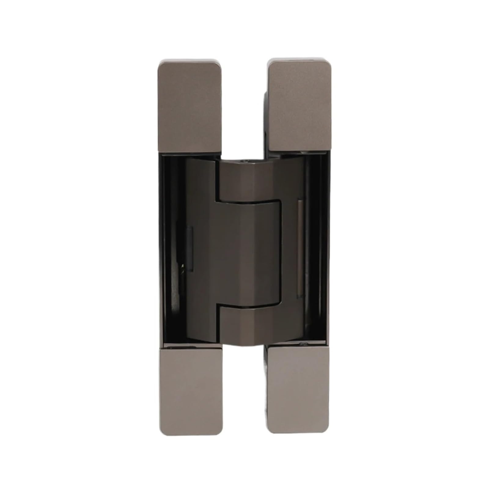 CLEUFWKO Invisible Hydraulic Hinge Concealed Hidden 180 Degree Swing Hinge Door Close Mortise Mount Concealed Hinge(HA-YC60ABlack)