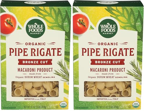 Whole Foods Market, Organic Pipe Rigate, 16 Ounce (Pack of 2) image 3