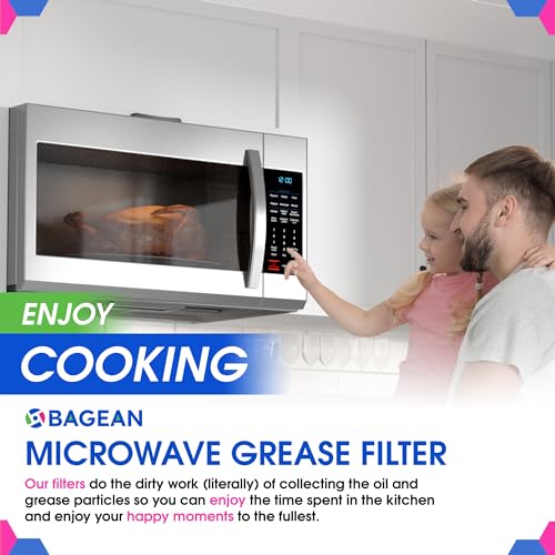 Image of Bagean Microwave Filter 5.8 inchx12.9 inch Fits Whirlpool W10208631A Grease Filters