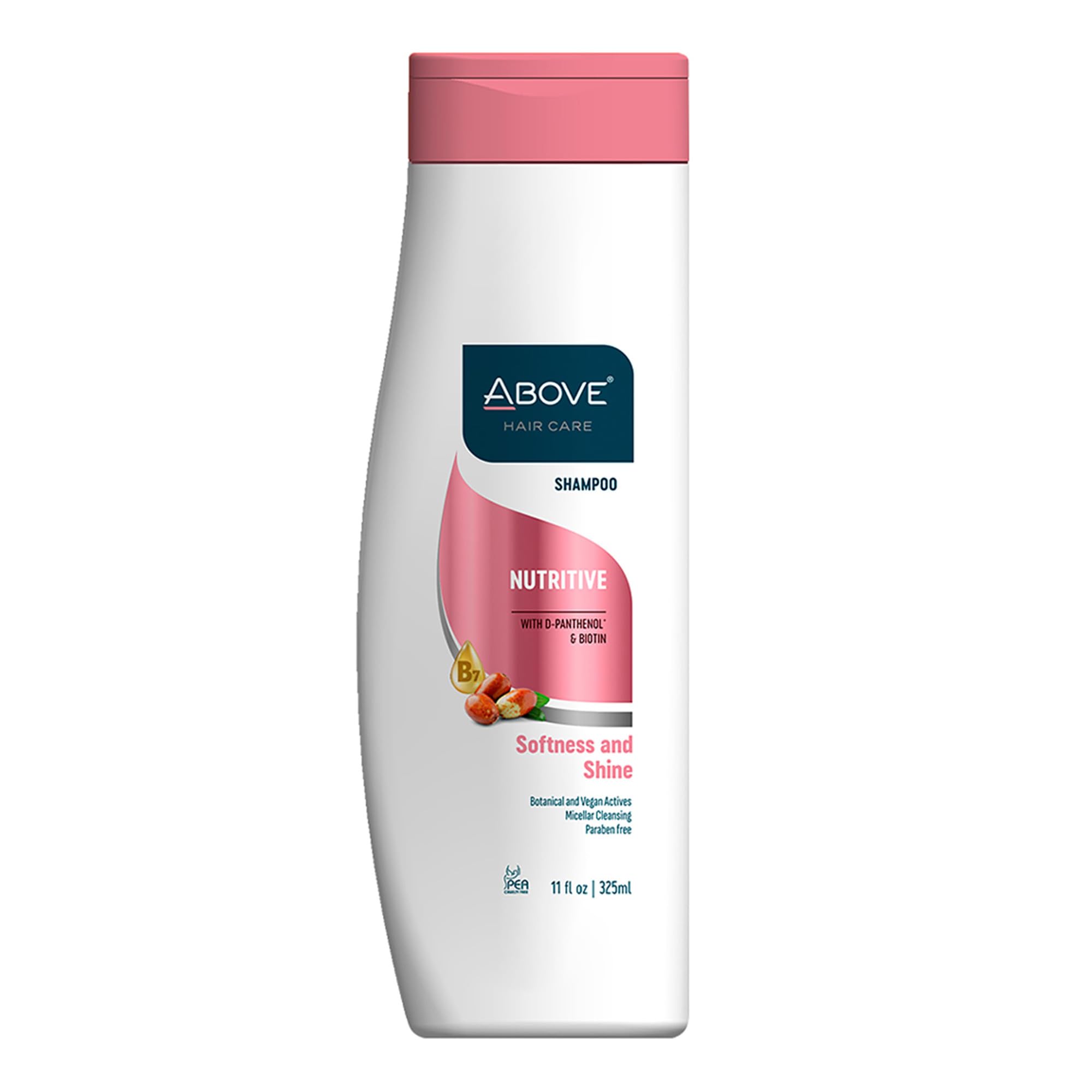 Above Nutritive Shampoo, 11 Oz - Biotin Shampoo - Hair Thickening Shampoo - Idrati, Alimenti E Boost Keratin Production - Safe For Colored Hair-image