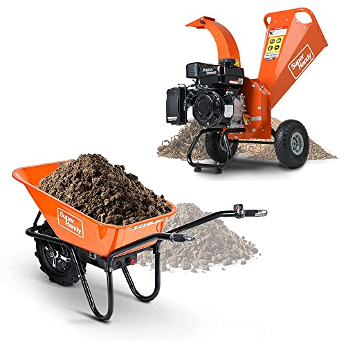 Buy SuperHandy Wheelbarrow Electric Powered Utility Cart 24V 330LBS