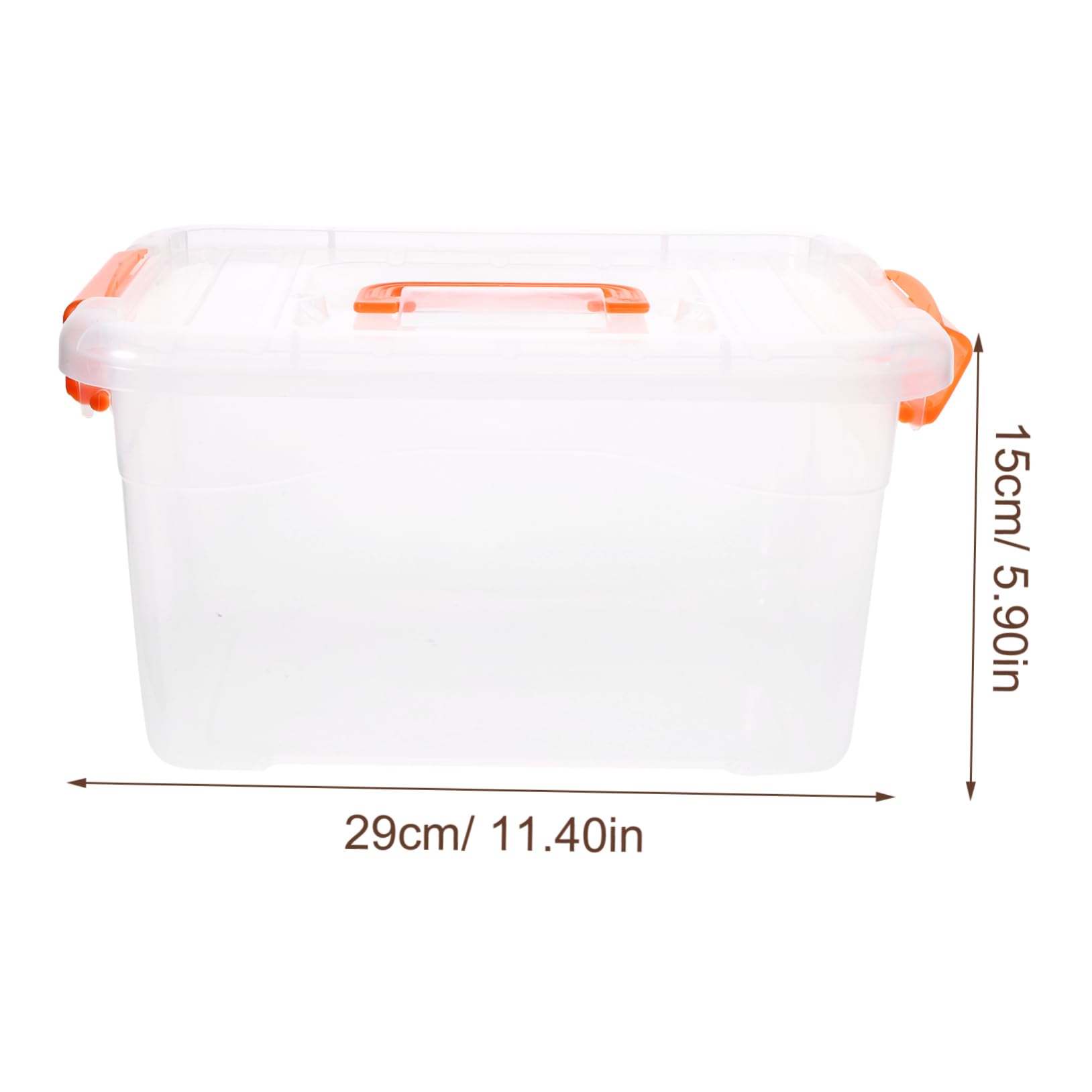 BESTYASH Cajas de Almacenamiento de 3l Contenedores de Plástico Pp y Abs Tapa y Asa Set de 6 Multifuncionales para Cocina y Organización Fácil de Transportar