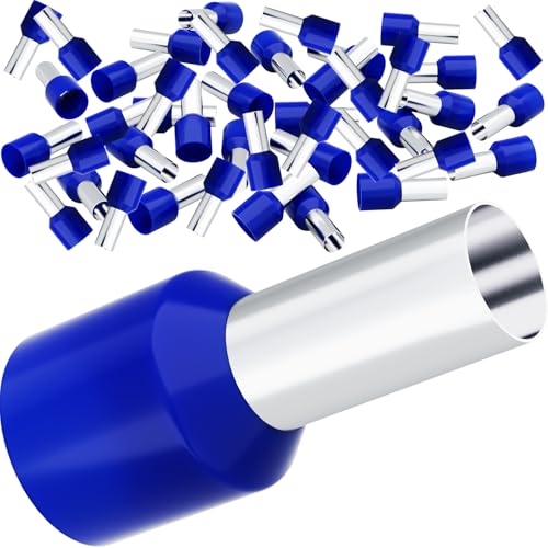 HOLMOL Ferrules 16mm², 150PCS Bootlace Ferrules, Insulated Wire Ferrule