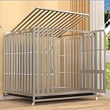 Photo Gallery huntff gabbia per cani di grandi dimensioni, gabbia per cani, rinforzo a doppia trave tubolare a sei lati, design con più porte, adatta per cani di taglia media e grande - 125x95x110 cm Photo Gallery huntff gabbia per cani di grandi dimensioni, gabbia per cani, rinforzo a doppia trave tubolare a sei lati, design con più porte, adatta per cani di taglia media e grande - 125x95x110 cm