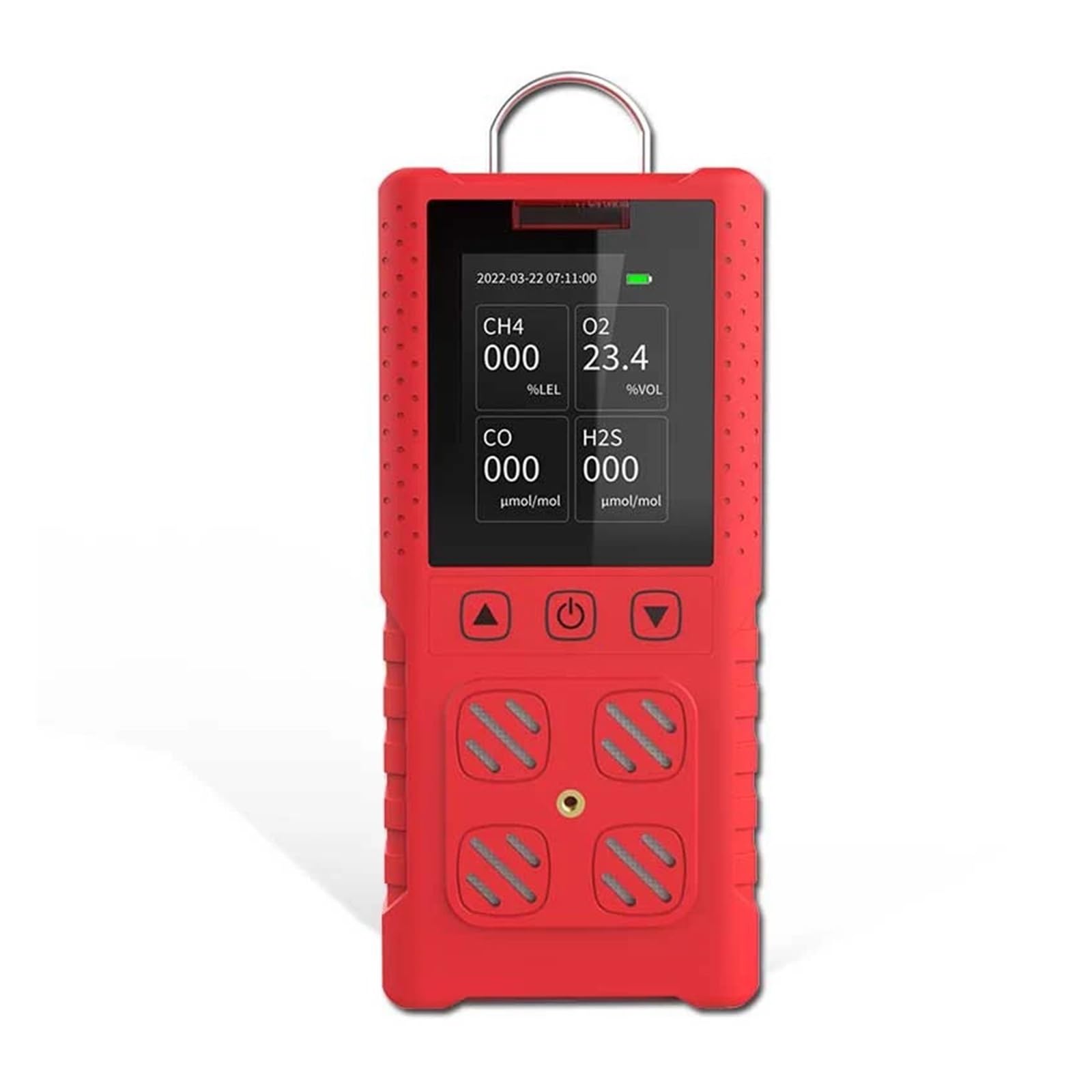 Ulsfvgaxrtk Dr850 R Gas Detector, O2/H2s/Co/Lel Multi Gas Detector 4 In 1 Meter Oxygen Hydrogen Sulfide Carbon Monoxide Combustible Leak(Dr850 R)