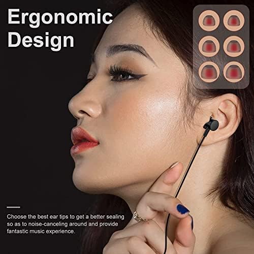 ACAGET USB C Headphones Headset In Ear,USB Type C Headphones HiFi Stereo Earphones with Wired Microphone for Samsung S23 S22 S20 FE S21 Ultra A53 OnePlus 11 10T 10 9 Pro Pixel 7 6 5 Pro Mi 11T 12 Pro