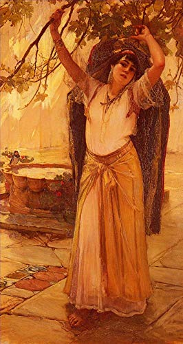Peintures sur toile de la Dame espagnole par Bridgman faites main