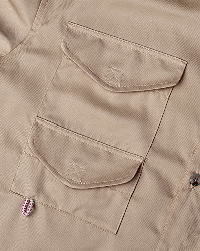 Image of Alimens & Gentle Short Sleeve Fishing Shirt Wicking Fabric Sun Protection Casual Button Down Shirts