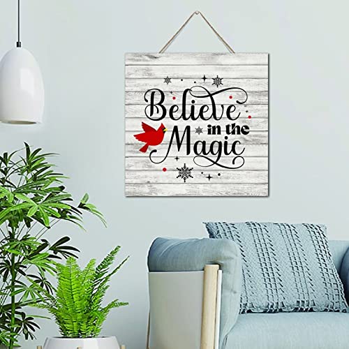 Décoration d'intérieur salon en bois rustique Believe de 30 cm