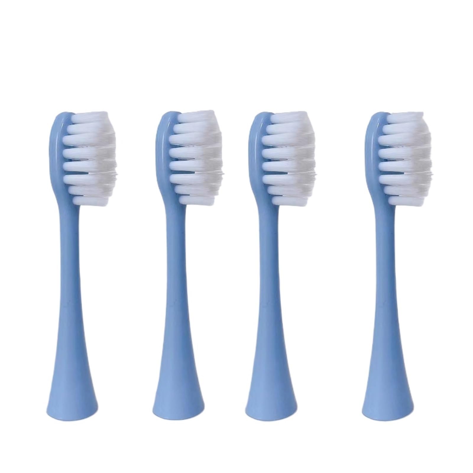 Cabezales de repuesto de 4 piezas for cepillo de dientes eléctrico infantil.(Blue brush heads)