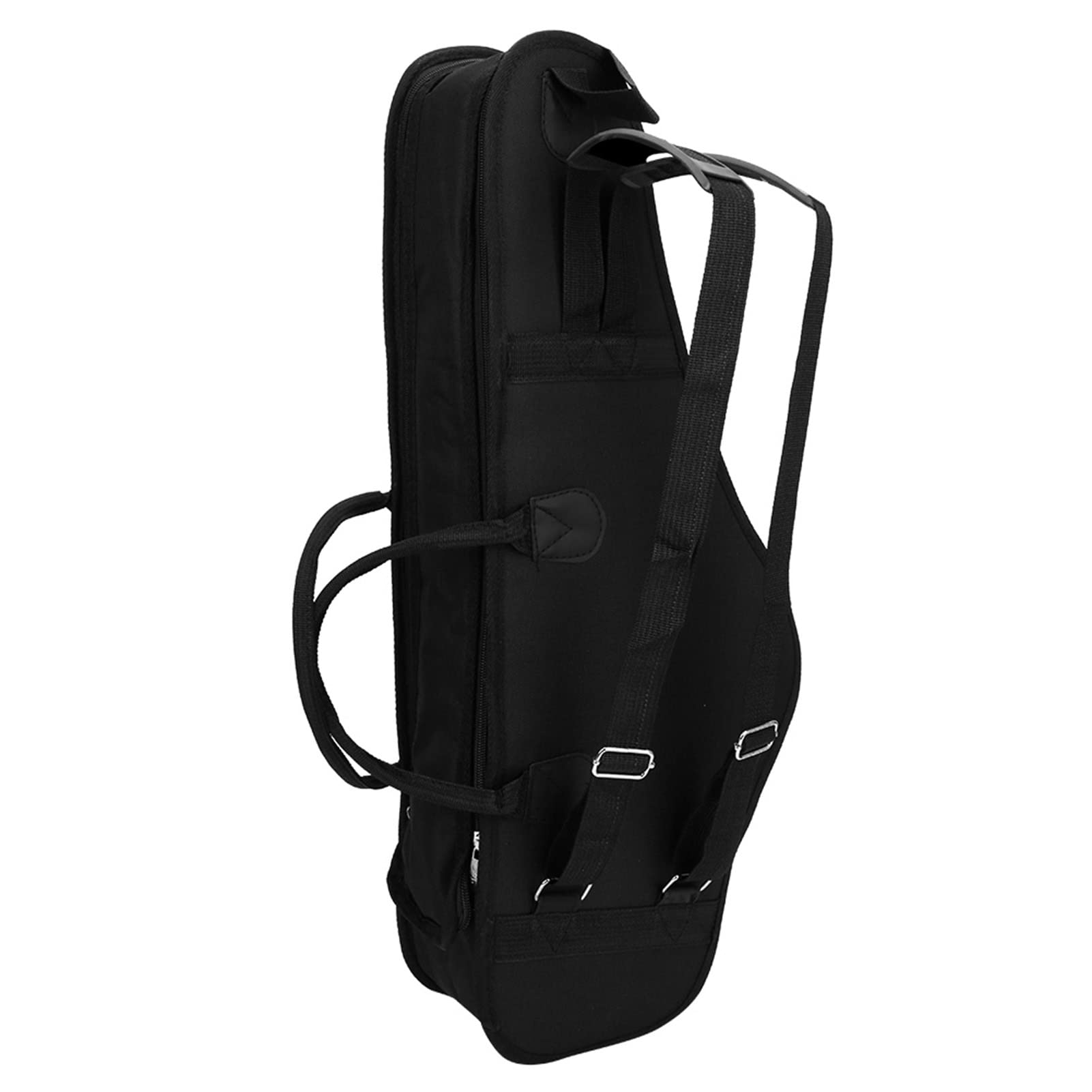 RiToEasysports Estuche de Transporte Impermeable para Saxofón Alto con Interior de Tela Suave, Mochila Resistente para Músicos, Nailon, Negro, 25,2 X 10,6 X 5,1 Pulgadas