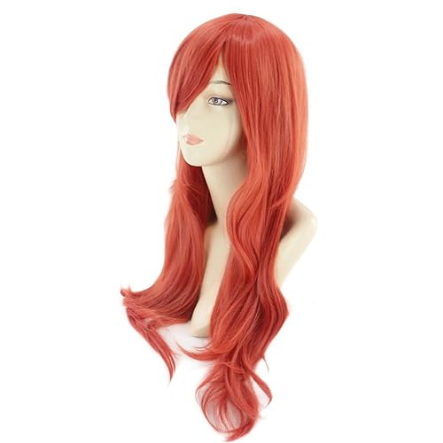Miniatura 3 de BERON Peluca de fiesta de cosplay rizada de 26 pulgadas naranja