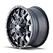 Mayhem 8015-8994MB18 18 Warrior 8015 Matte Black 18X9 6-120 18mm 78.1MM (One Wheel)