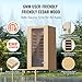 VEVOR Far Infrared Wooden Sauna, Room Home Sauna Spa for 1 to 2 Person, Low EMF Far Infrared Hemlock Wood Sauna with Tempered Glass Door & Multicolor Lamp & Bluetooth Speakers & Chromotherapy Lights,