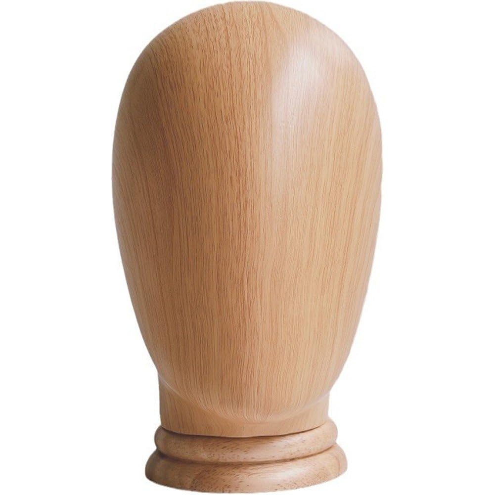 Bloc De Tête De Mannequin en Bois, Présentoir De Chapeau De Perruque, Support De Tête De Perruque en Bois, Tête De Modèle en Dôme, Support De Chapeau De Tête De Mannequin