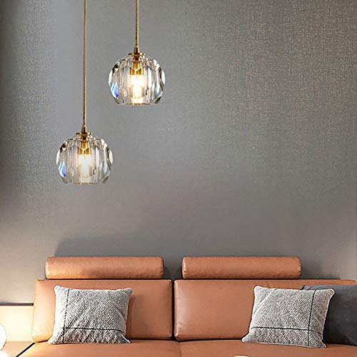 Lustre en cristal moderne LiChA idéal pour sublimer une table de salle à manger - 4