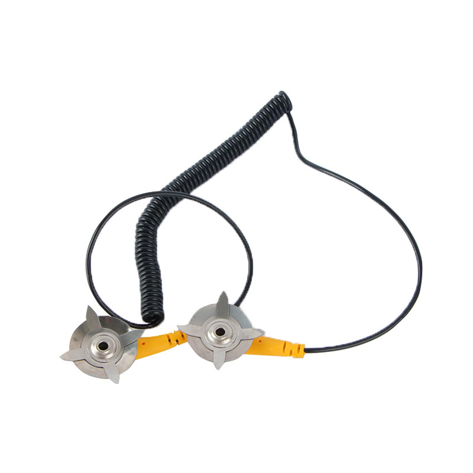 1 Heavy Duty Anti-Static Grounding Cord with Spring Clamps for Electronics Accessories Polyurethane Coated Electrostatic