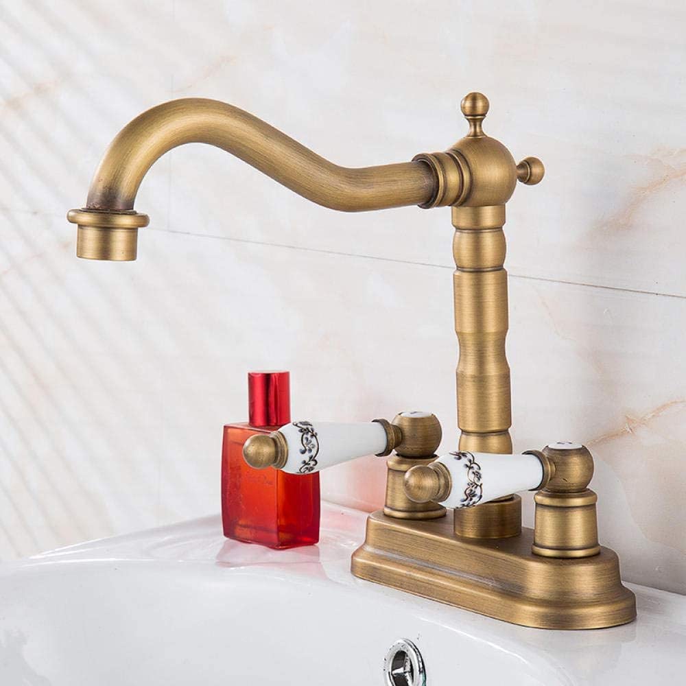 Robinet de lavabo laiton antique vintage pour une ambiance d'antan