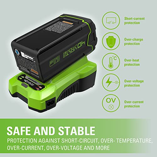 Image of Greenworks 40V Battery Charger (Genuine Greenworks Charger)