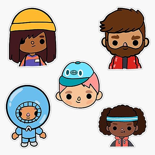 Toca Life X Pack Sticker Bumper Sticker Vinyl Decal 5'