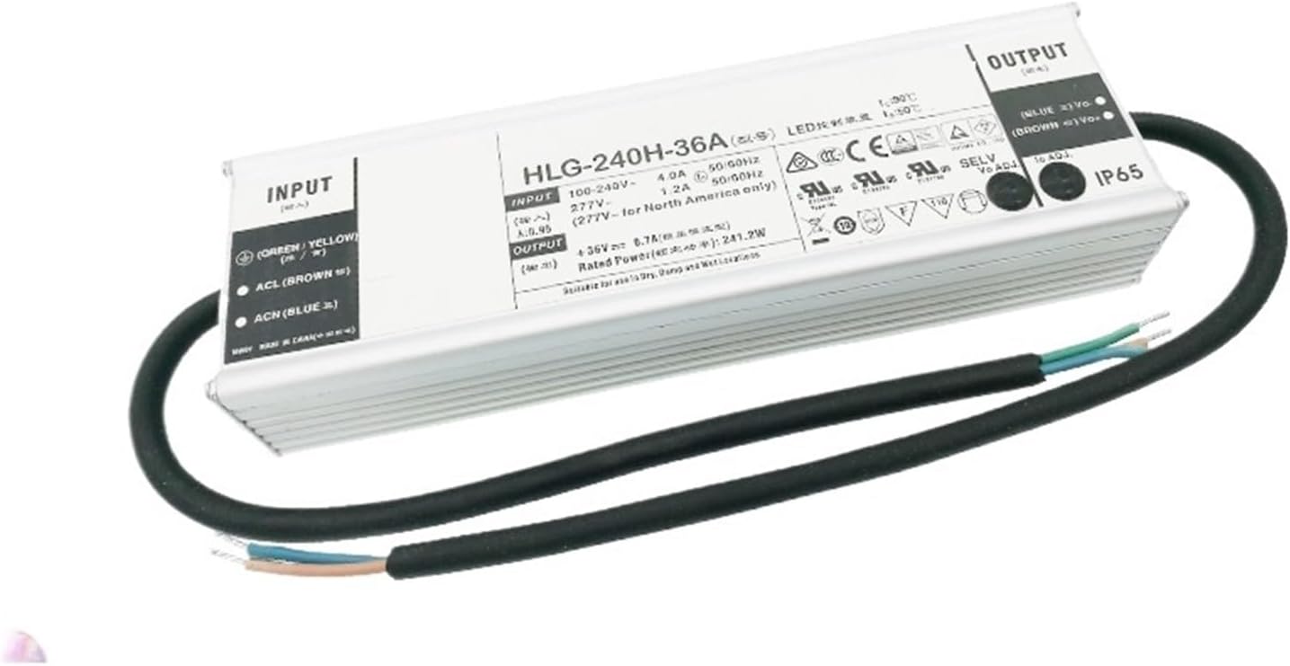 HLG-240H-36B 240W PFC Waterproof LED Power Supply for Street Lights