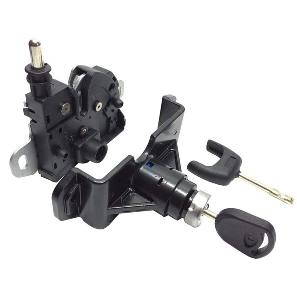 Jeu complet de loquets 6C1A-16D748-AB 8T1A-16700-AA Serrure de capot de capot 1476762 4887422 avec 2 clés compatible avec Ford Transit MK7 2006-2011