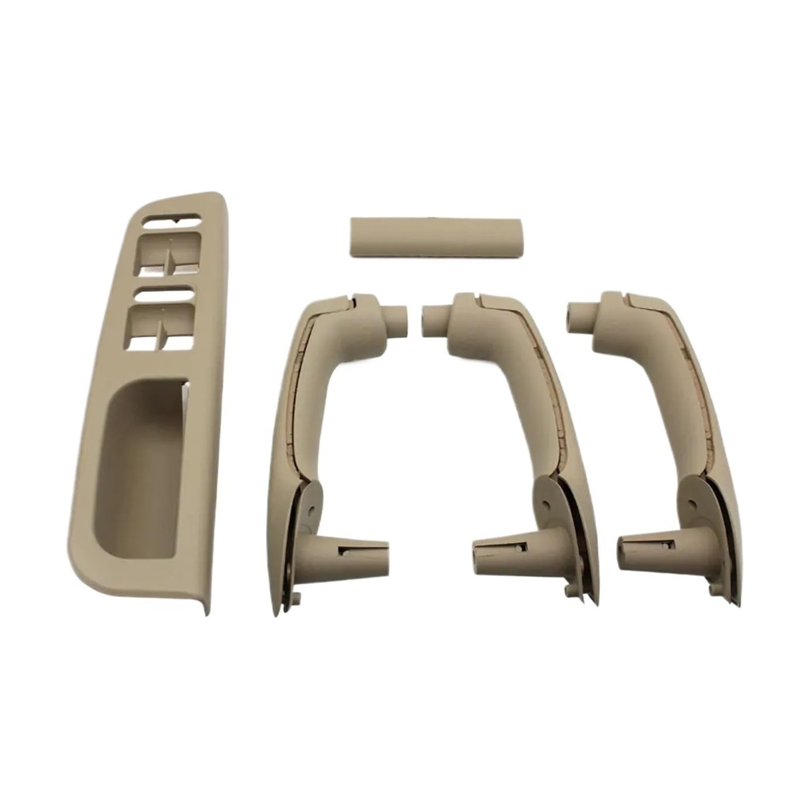 JYUTDW Door Inner Handle for Golf MK4 1999-2004 Car Interior Handle Inner Door Armrest Panel Pull(Beige)