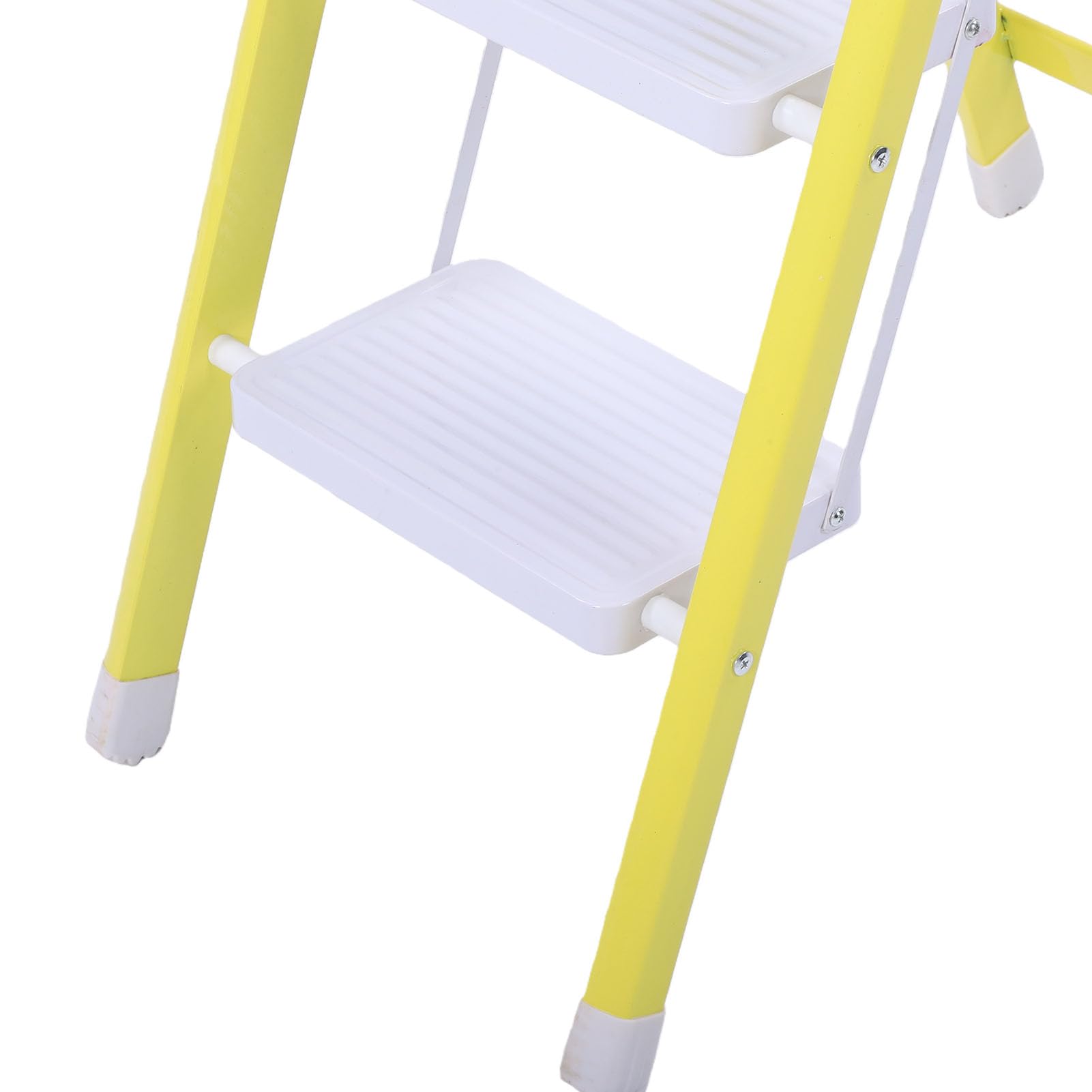 Jectse Scaletta Pieghevole, Sgabello Scaletta a 4 Gradini con Ampio Pedale Antiscivolo, Pieghevole Multiuso con Telaio in Acciaio Al Carbonio, Antiscivolo per Uso Interno in Ufficio Domestico