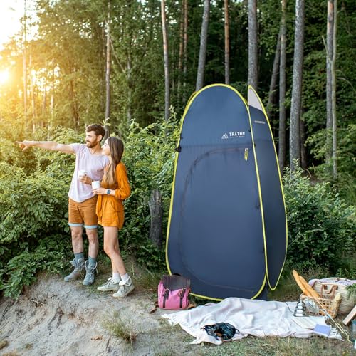 Camp Shower Tent Pop Up Changing Tent Privacy Shelter for Portable Toilet & Bathroom image 2