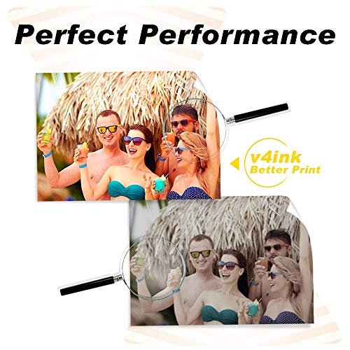 V4Ink Compatible Toner Cartridge Replacement For Dell 1250 (Kcmy, 4-Pack), For Use In Dell 1250C Dell 1350Cnw Dell 1355Cn 1355Cnw C1760Nw C1765Nf C1765Nfw Printer #TOP4