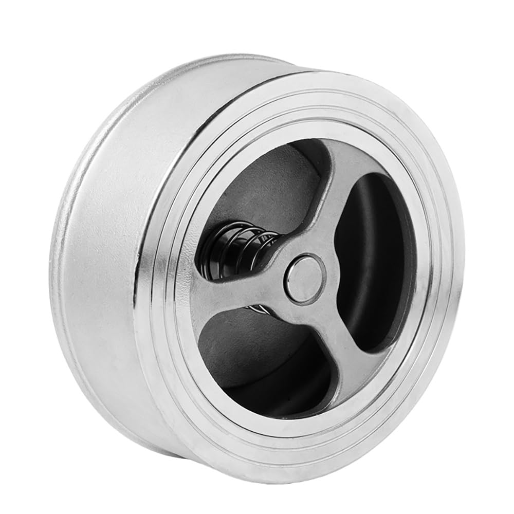 Zawór Zwrotny Ze Stali Nierdzewnej H71W-16P 201/304/316, DN15-DN100, Sprężynowy, Automatyczny, 1 Szt. – Zapobiega Cofaniu Się Wody, Kompaktowy, Łatwy W Montażu(304,DN80)