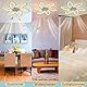 Wildcat Deckenventilator mit Beleuchtung, Modern LED Dimmbar Deckenleuchte mit Ventilator und Fernbedienung Leise, Kreativer 6 Lichter Design Deckenventilator für Schlafzimmer Küche Esszimmer…