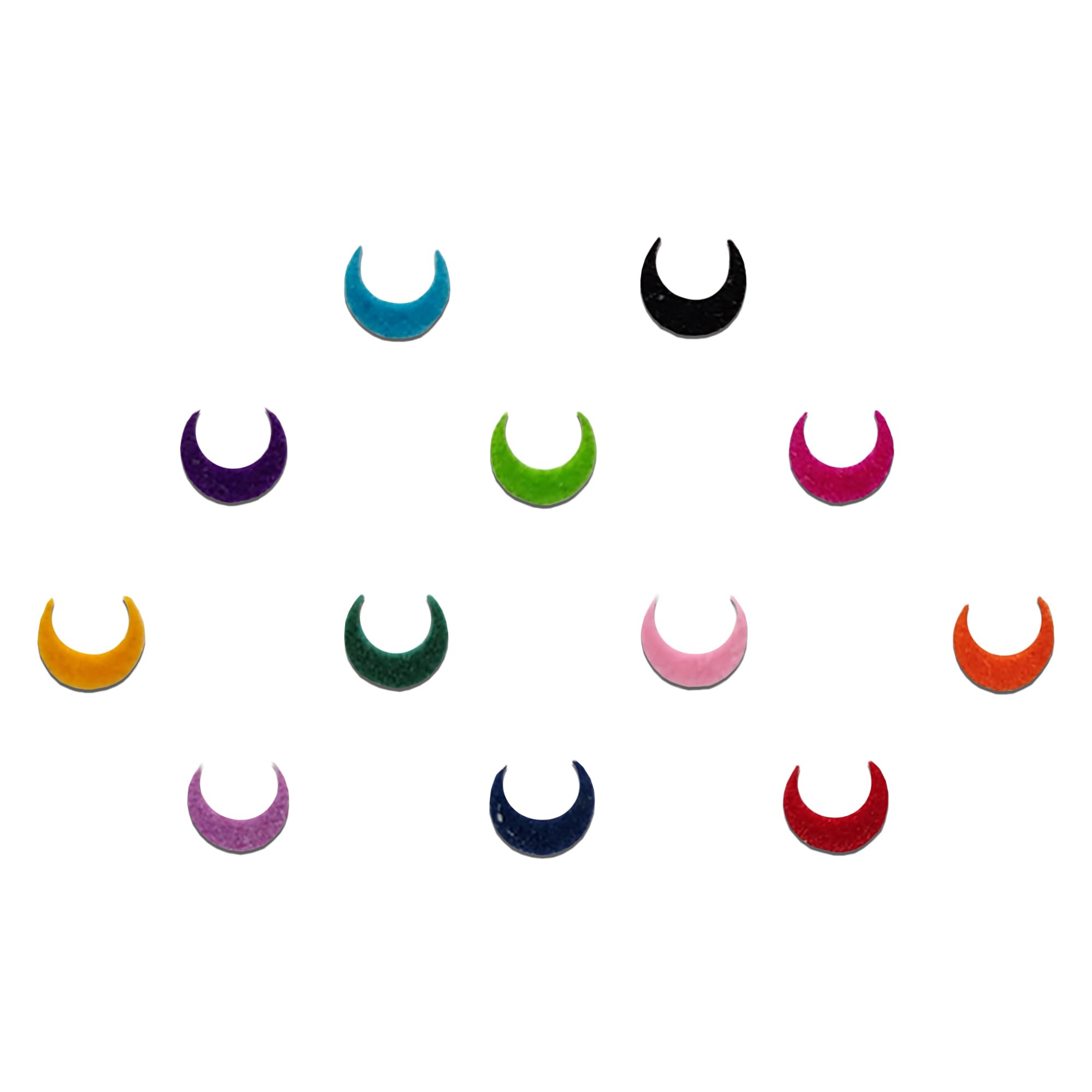 Comet Busters Multicolor Moon Bindis (5mm) (BIN1064)-image-30