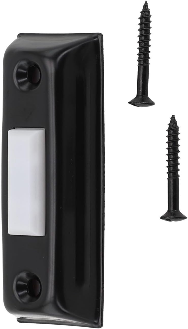 Wired Doorbell Button, Wired Door Bell Push, Weather Resistant Wall Mounted Replacement for Wired Doorbells