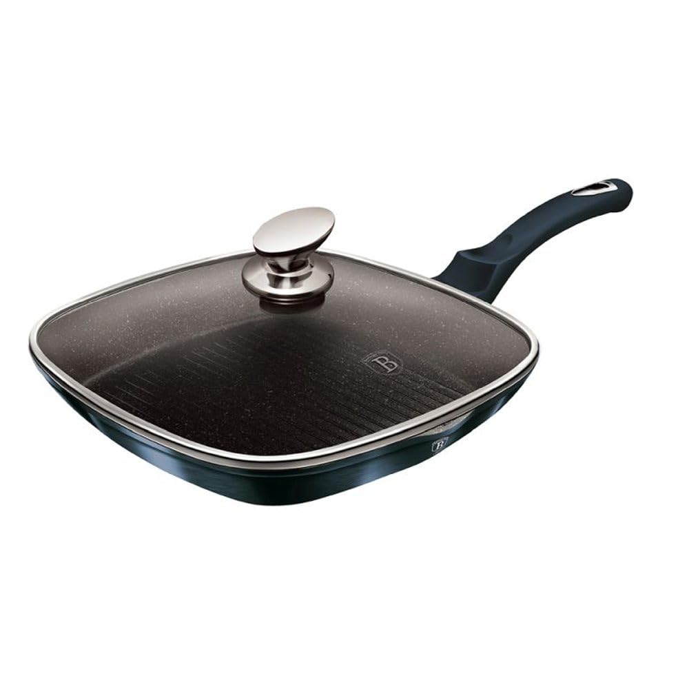 Poêle Grill Berlinger Haus 28 Cm Revêtement Marbre Aquamarine Edition - Élégante