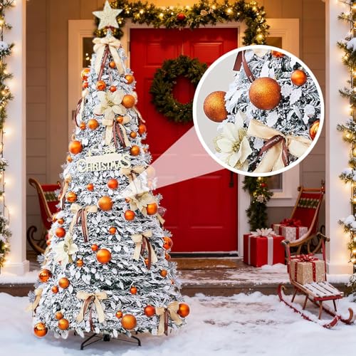 Árbol de Navidad artificial reutilizable para olvidarte de limpiar hojas secas 4