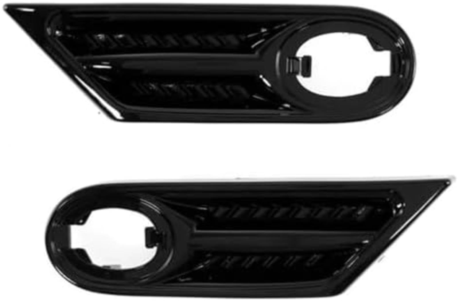 Dla BMW, dla Cooper R56 R57 R58 R59 2011-2017 włączony kierunkowskaz boczny kierunkowskaz w lusterku 63137260202 63137260201 Lampka kontrolna lusterka bocznego (Carbon Black Cover)