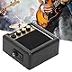 Mini-Gitarrenverstärker, kleiner E-Gitarrenverstärker, tragbares kleines Lautsprechereffekt-Zubehör, Mini-Musikinstrument mit Kopfhöreranschluss und Aux-Eingang für Bassgitarren-Desktop-Übungen