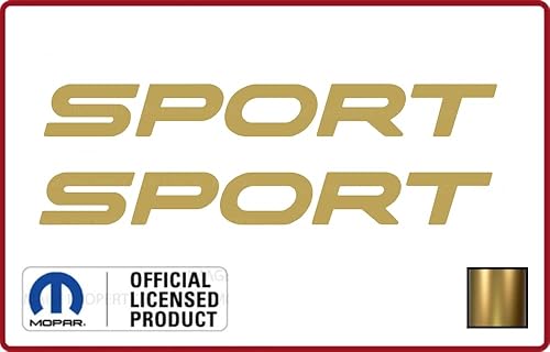 Miniatura 4 de Decal Mods Fender Sport - Logotipo lateral pequeño para Jeep Wrangler TJ (2004-2006) (juego de 2) negro mate CBM  SJ5K4