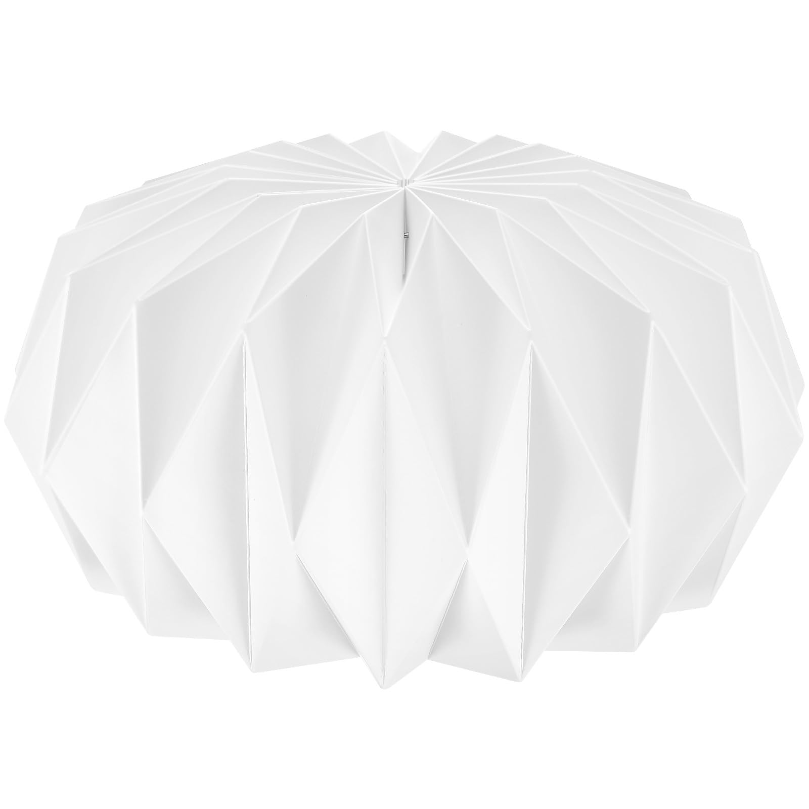 Sewroro Origami Lampshade Magnetic Lamp Shade Paper Light Cover Accessory for Ceiling Lights Decorative Light Cover for Bedroom Living Room and Home Decor Easy Install