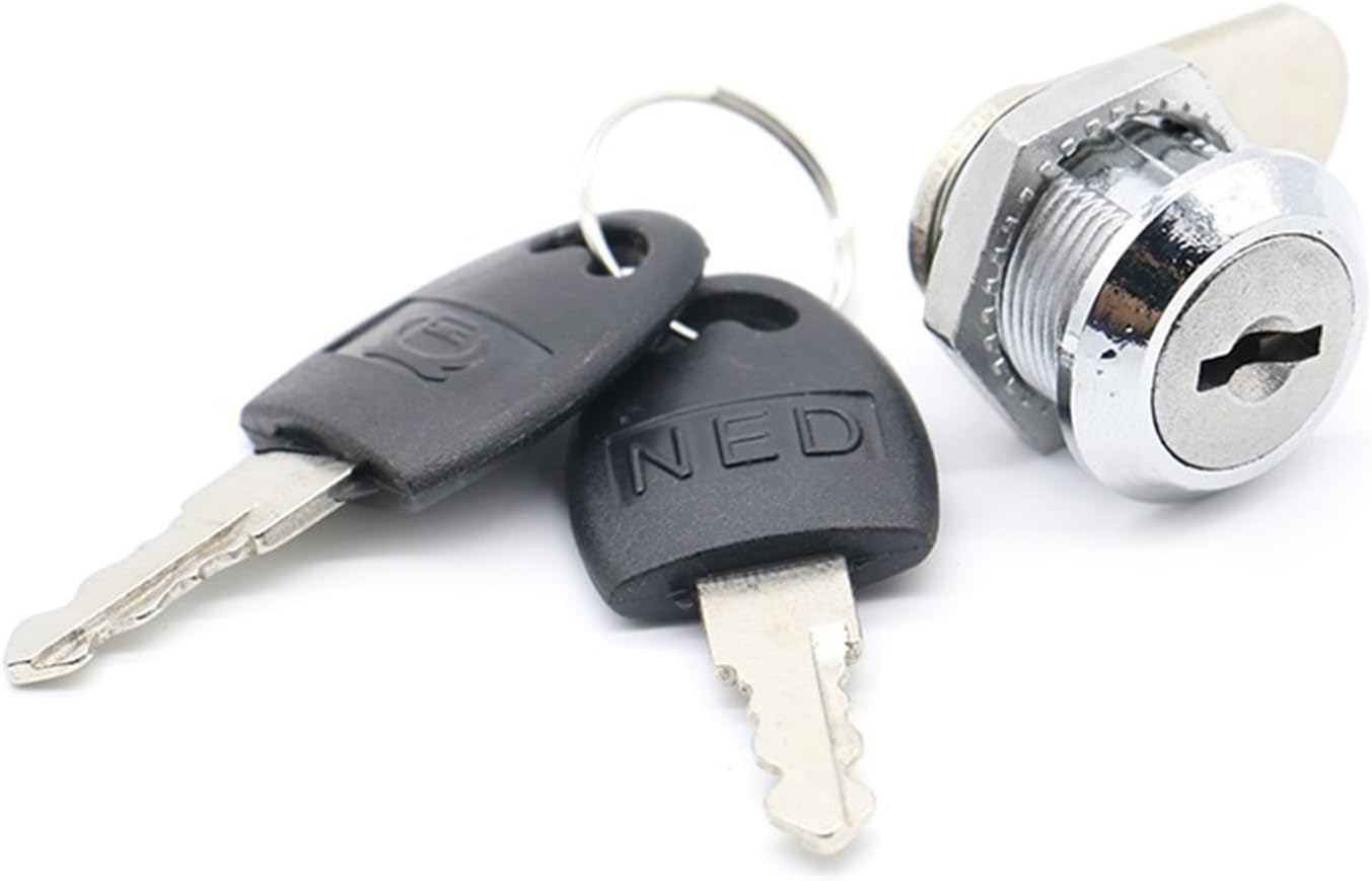 Cam Cylinder Locks Door Cabinet Mailbox Drawer Cupboard Padlock Security Locks with Keys Pcs(30mm Same Key)
