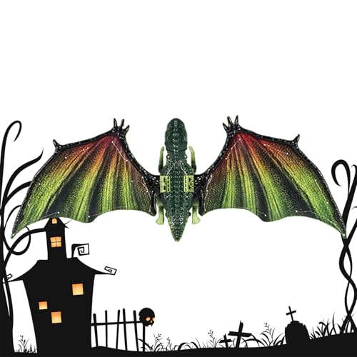 Genérico ala de Dragón - Alas De Dinosaurio Electrónicas Juguete,Juguete de Disfraz Realista con Luces LED y Música para Chicos y Niños en Navidad Cumpleaños Halloween y Decoración de Fiesta