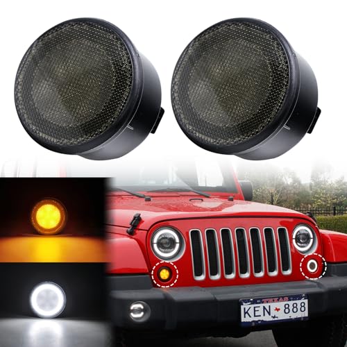 Aexploer LED Turn Signal Lights Compatible with Wrangler JK JKU ...