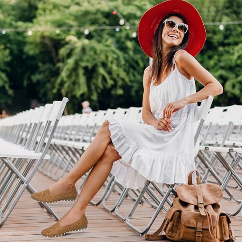 Flats for Women Ballet Shoes: Comfortable Closed Toe Dressy Shoes for Womens Slip on Ballet Flats2