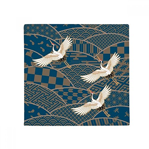 Tapis de sol grues feuilles d'érable antidérapant multicolore 50x50cm - 2