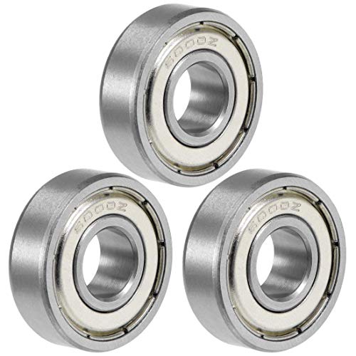 Image of ZUBSHA ENYERPRISES 10 Pcs 6000ZZ Double Metal Seal Bearings 10x26x8mm, Pre-Lubricated and Stable Performance and Cost Effective BALL BEARING