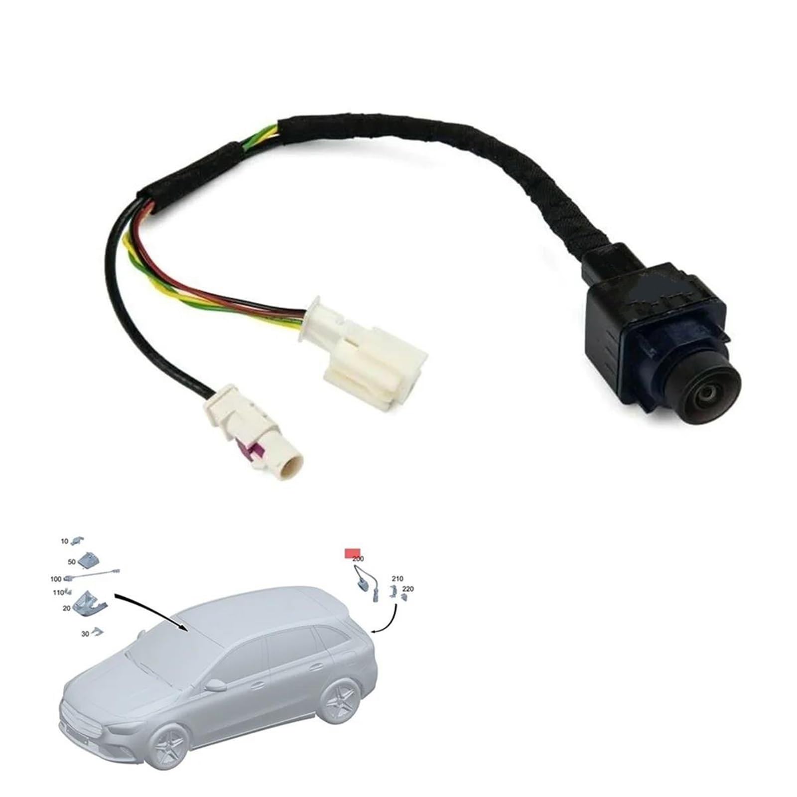 A0009005024 para Benz W213 W205 C238 X253 X167 Cámara De Visión Trasera Impermeable para Coche 360 ​​Grados 0009005024