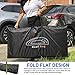 EasyGoProduct Aerodynamic Car Rooftop Cargo Carrier Bag - Soft Roof Top Luggage Bag for All Vehicles SUV with/Without Rack � Hard Sides - 4 Adjustable Straps � 8 Cubic Feet - Fold Flat Storage Bag