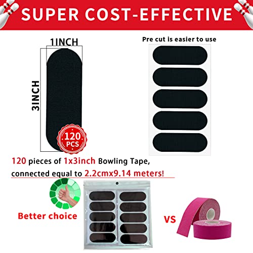 Birllaid 120Pcs Bowling Thumb Tape Bowling Finger Tape thumb #1
